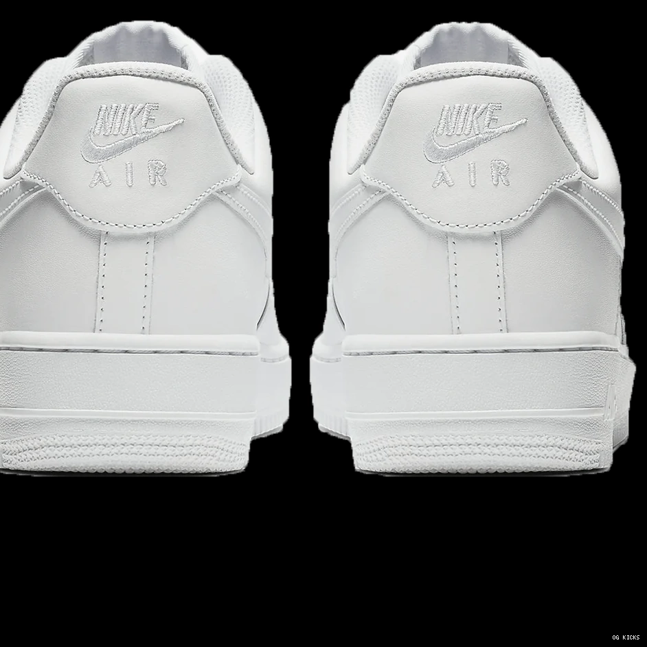 '07' White 1 Triple Air Low Force Nike 0803
